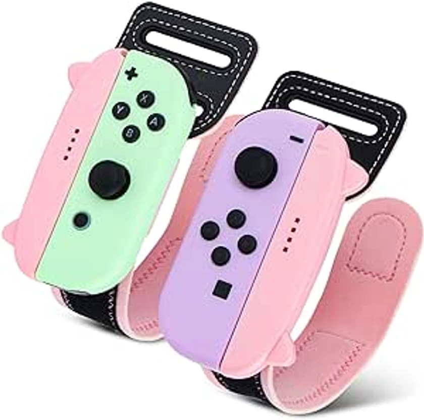 JoyHood 2 Pack Wrist Strap Compatible with Zumba Burn It Up for Switch/Switch OLED