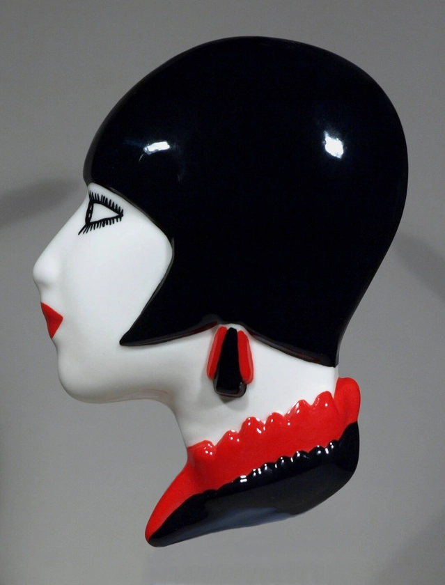 Echo of Deco Art Deco Inspired Tamara De Lempicka Wall Mask Ornament - Etsy UK