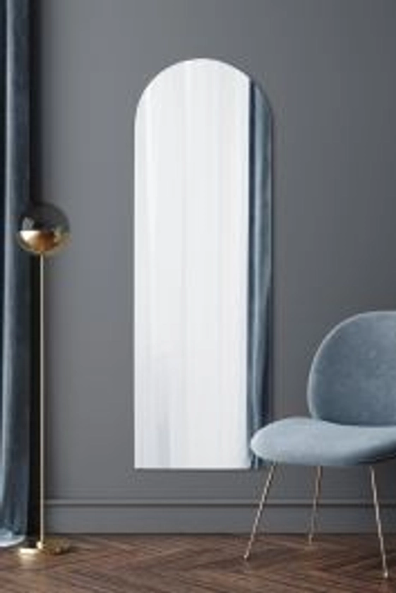 The Arcus - Frameless Arched Leaner/Wall Mirror 70" X 24" (180CM X 60CM)