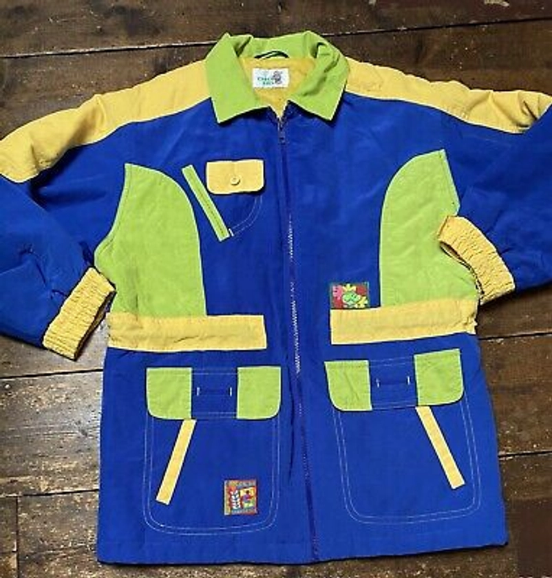 Vintage Kids Jacket Coat Age 12 Years 1990s Block Colours Boys Girls Unisex | eBay