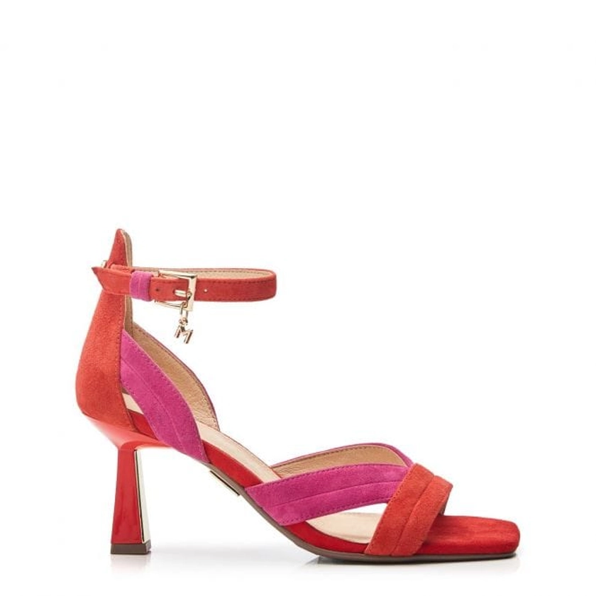 Livelia Pink-Red Suede