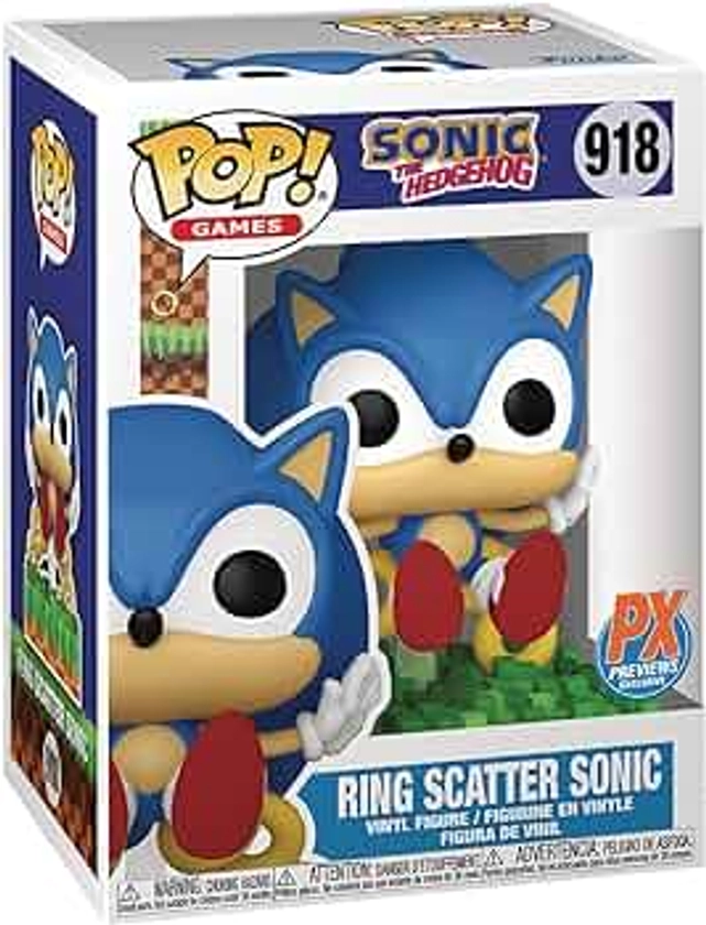 Pop! Games: Sonic (Ring Scatter Sonic) Previews Exclusive Vinyl Figure