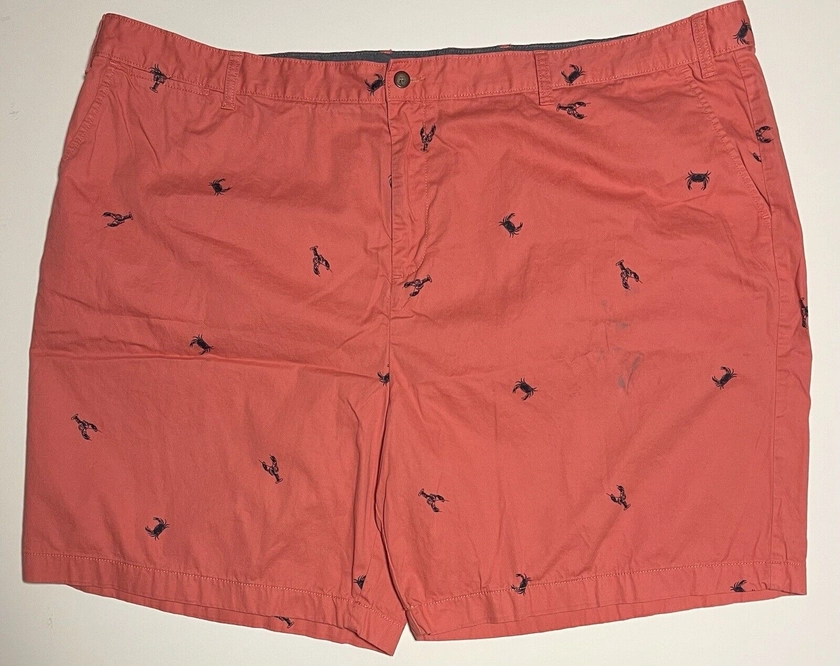 Nautica Men’s Big &amp; Tall Lobster Shorts 54W Used