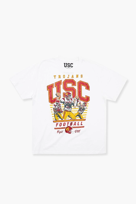 Trojans USC Football Glitter Tee | Forever 21