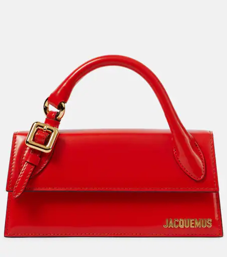 Schultertasche Le Chiquito Long Boucle aus Leder in Rot - Jacquemus | Mytheresa