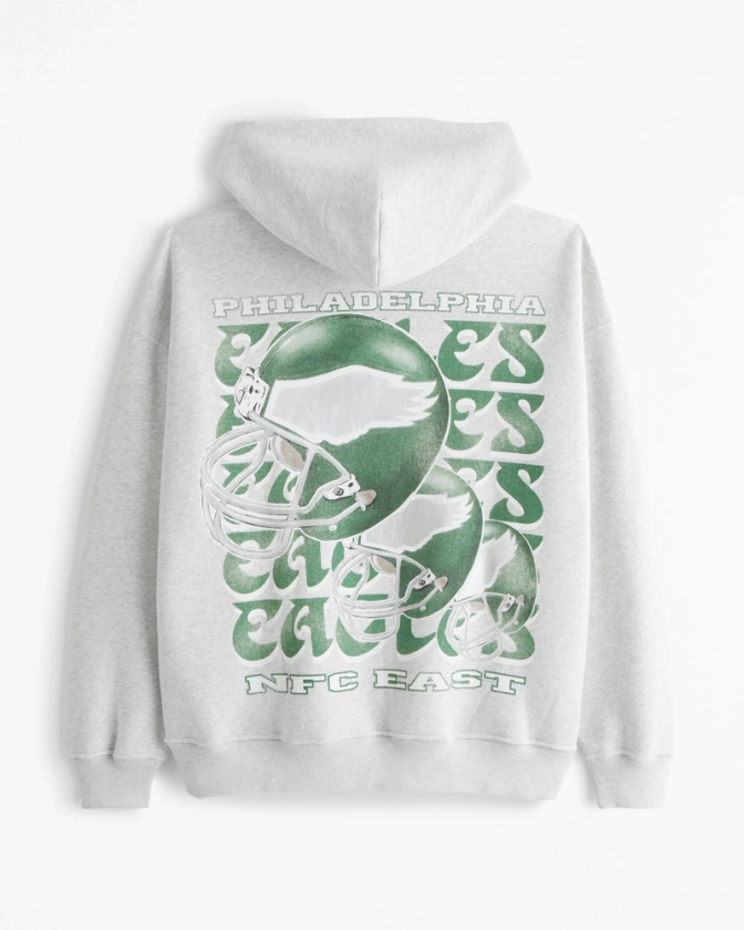 Men's Philadelphia Eagles Graphic Popover Hoodie | Men's Tops | Abercrombie.com