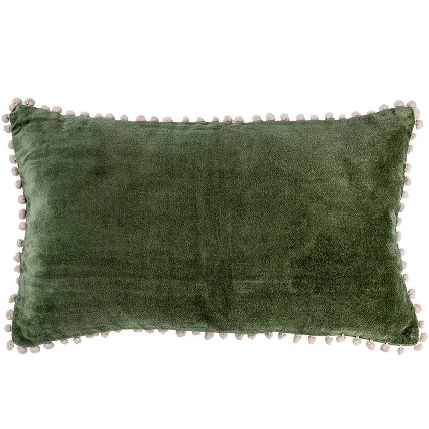 Housse de coussin velours de coton AVORIAZ