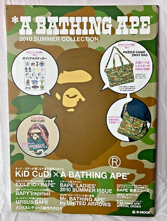 A BATHING APE 2010 SUMMER COLLECTION KID CUDI URSUS BAPE Book Magazine A15 | eBay