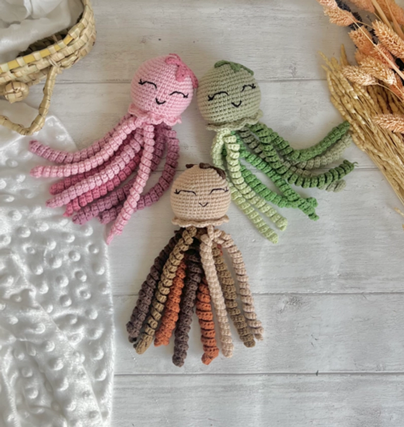 Peluche pieuvre au crochet | Lovely Creation Home