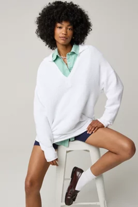 OFFLINE By Aerie Home Stretch Polo Sweater