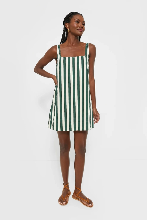 Jade Stripe Cassie Dress | Pomander Place