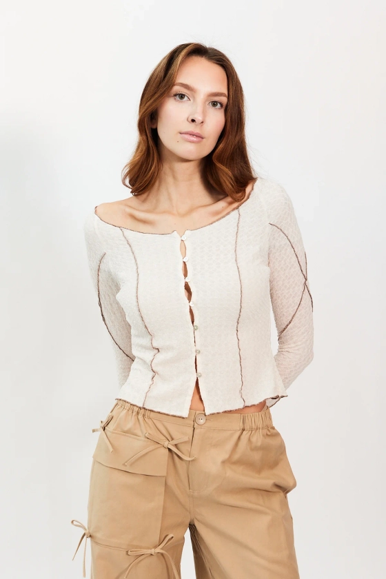 Terra Button Top