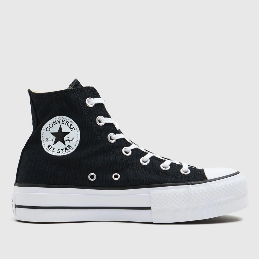 Converseall star lift hi trainers in black