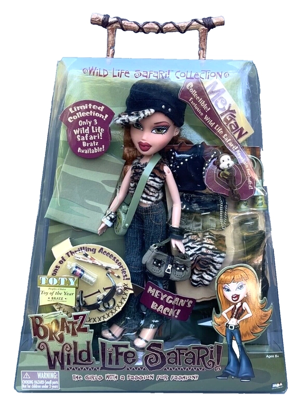 Bratz Wild Life Safari Meygan Doll MGA Entertainment Original 2004