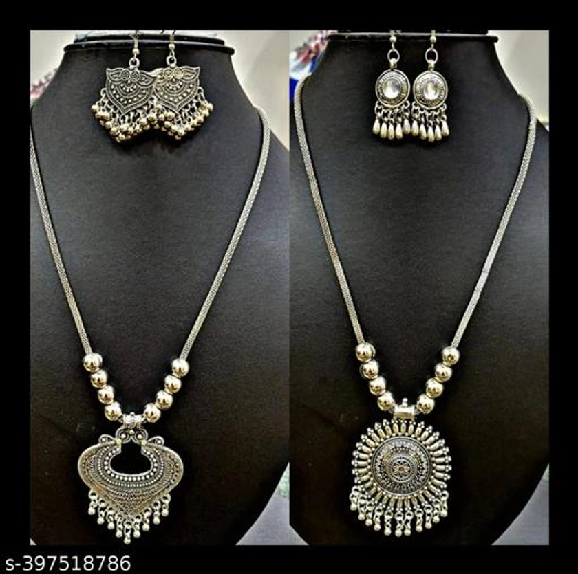 Oxidised Pendent set Combo 2pcs Set For beautiful looking