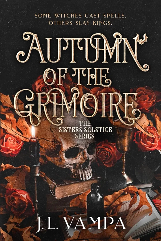 Autumn of the Grimoire: A Reaper + Witch Gothic Romance (The Sisters Solstice Book 1)