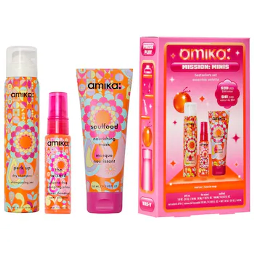 Mission Minis Hair Bestsellers Set - amika | Sephora