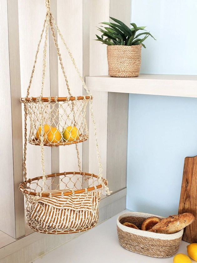 Jhuri Double Hanging Basket | Made Trade