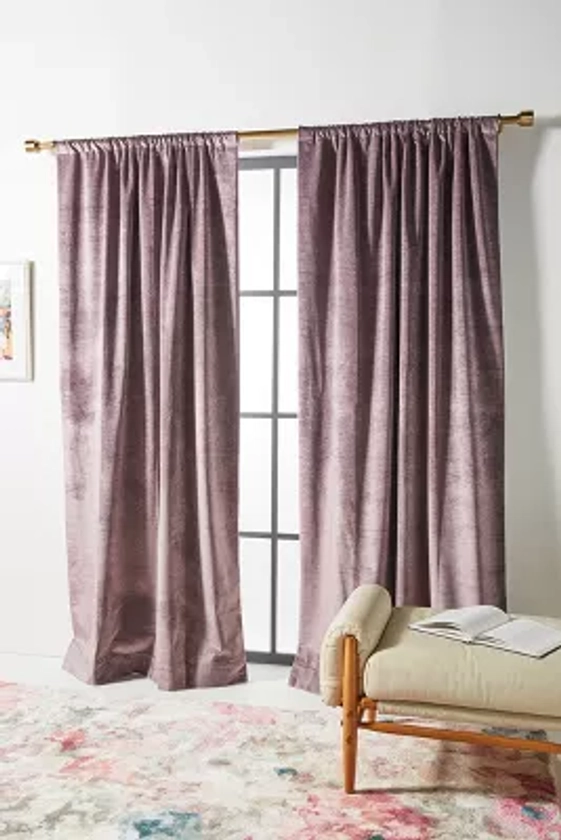 Velvet Slub Blackout Curtain