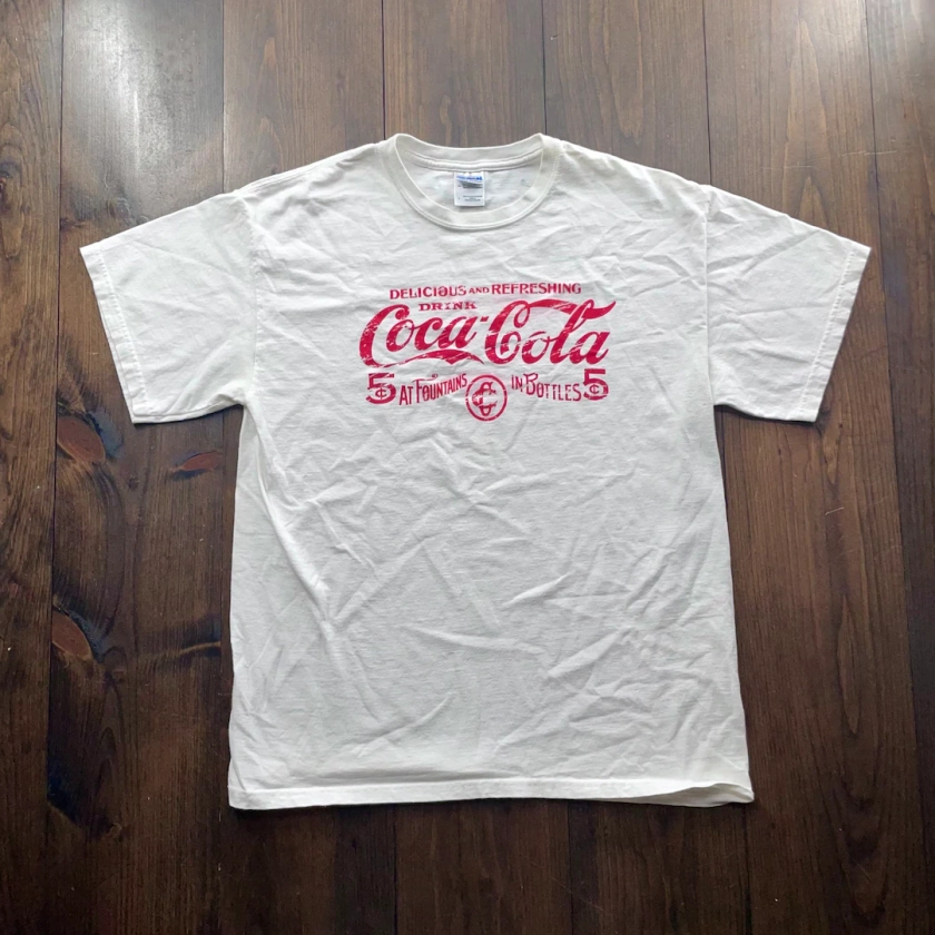 Vintage 1990s Coca Cola Retro Graphic Shirt / Size Large - Etsy Australia