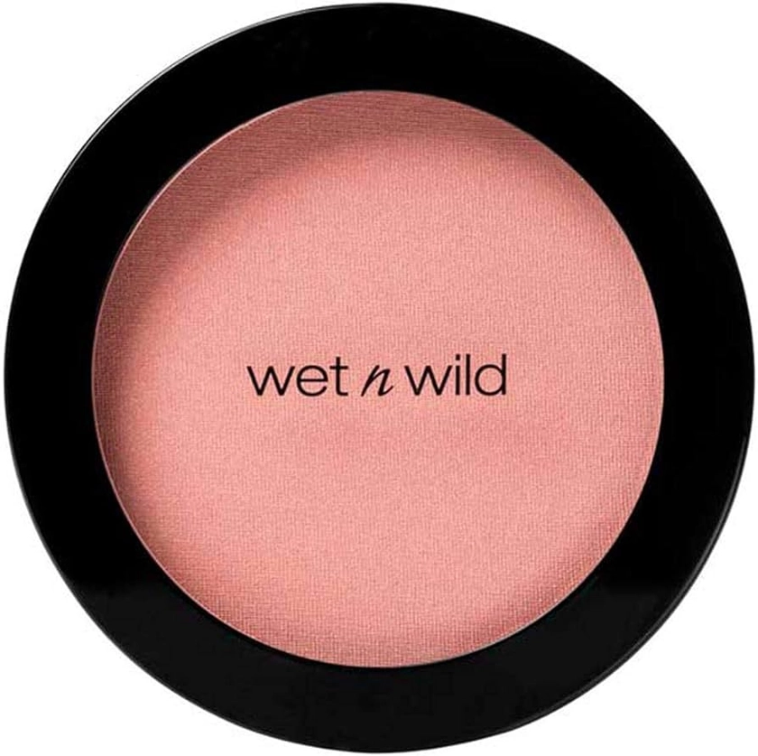 Wet n Wild Color Icon Blush, kräftiges anpassbares Rouge, gepresstes Puder mit seidigweicher Formel, für einen gesunden Teint und seidigweichen Hautton, Vegan, Pinch Me Pink