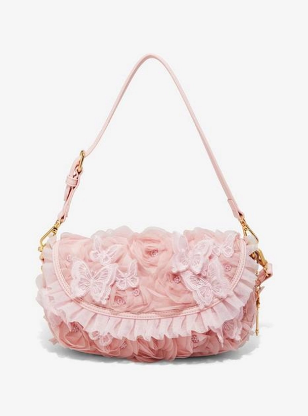 Our Universe Wicked Glinda Floral Crossbody Bag - BoxLunch Exclusive | BoxLunch