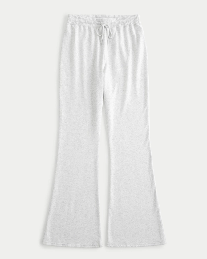 Women's Ultra High-Rise Fleece Flare Pants | Women's Clearance | HollisterCo.com