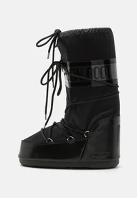 Moon Boot ICON GLANCE UNISEX - Bottes à lacets - black/noir - ZALANDO.FR