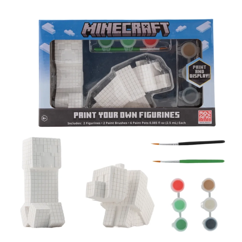 Innovative Designs Minecraft Paint Your Own Figurines Arts and Crafts Set for Boys Girls - Walmart.com