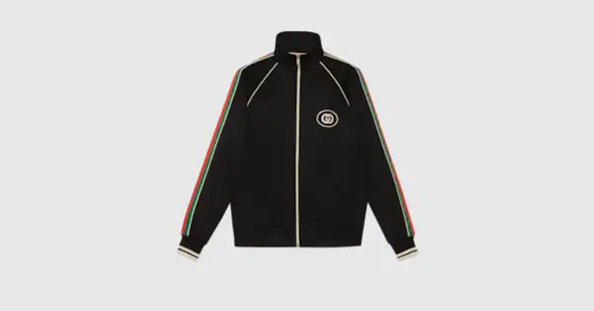 Gucci Technical jersey zip jacket
