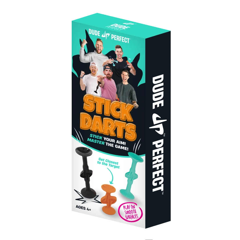 Dude Perfect Stick Darts, Target Toss Game for All Ages - Walmart.com