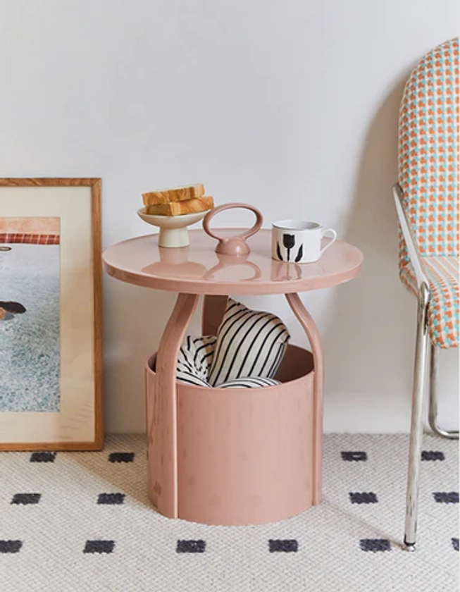 Bucket Handheld Side Table