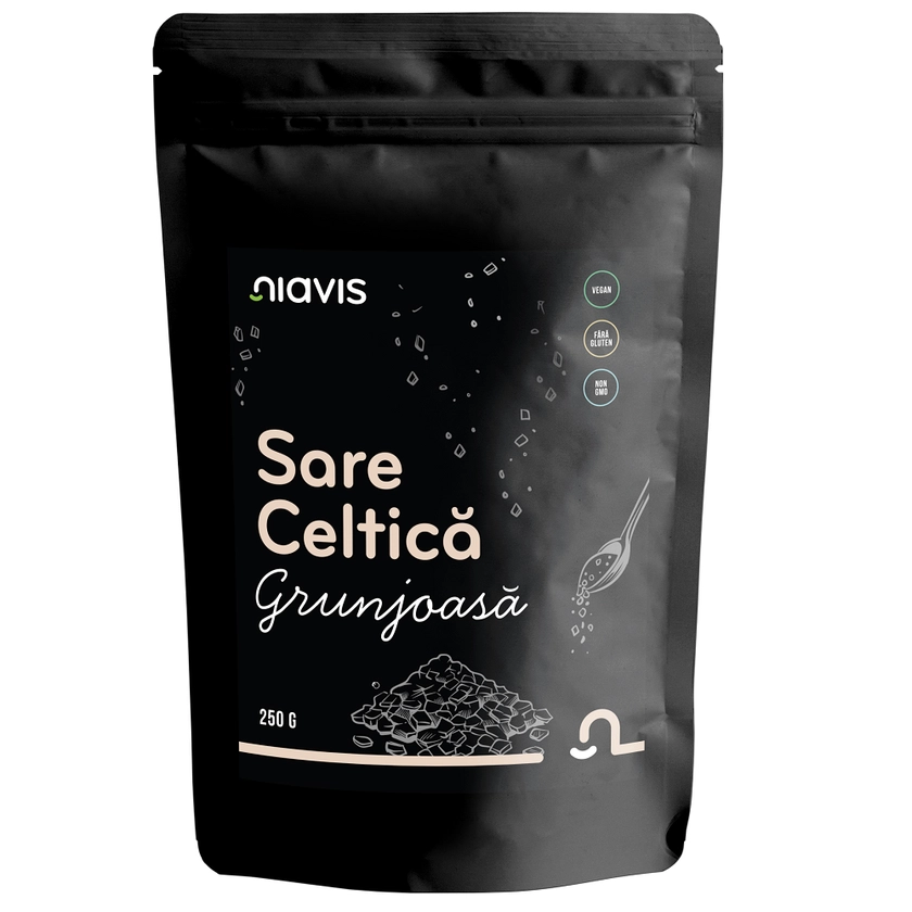 Sare celtica grunjoasa, 500 g, Natura Plus