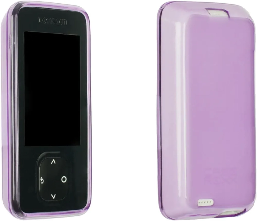 caseroxx TPU-Case for Dexcom G7 with shock protection, purple, TPU Rubber Protective Case