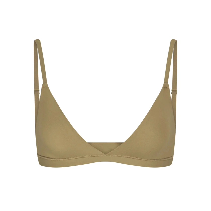 FITS EVERYBODY TRIANGLE BRALETTE | KHAKI