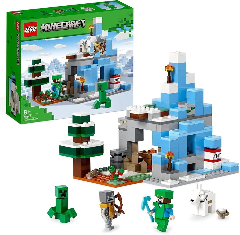 Construction Toys | 21243 Minecraft The Frozen Peaks Set | Lego