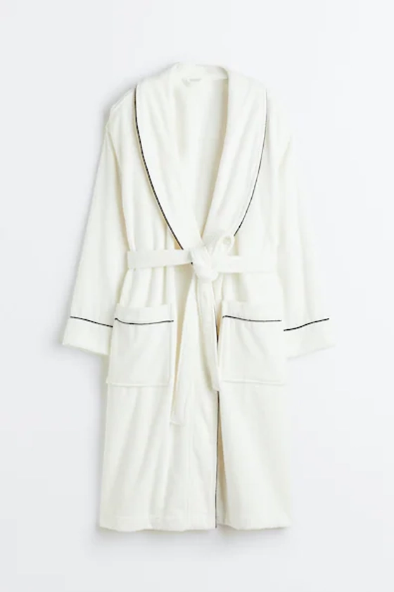 Terry dressing gown