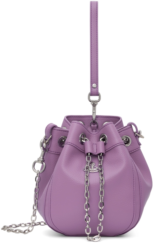 Petit sac seau Chrissy mauve