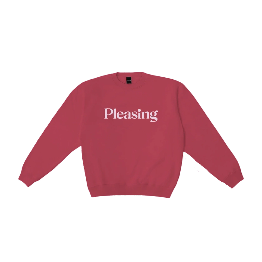 The Pleasing Crewneck in Red