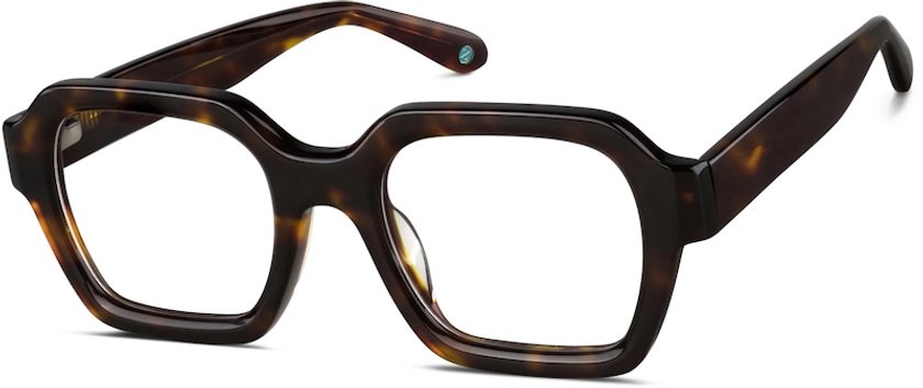 Tortoiseshell Geometric Glasses #4452325 | Zenni Optical