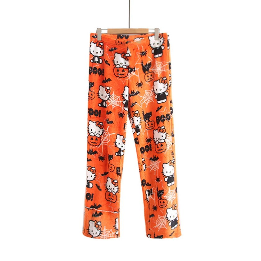 Halloween Kitty pajama pants