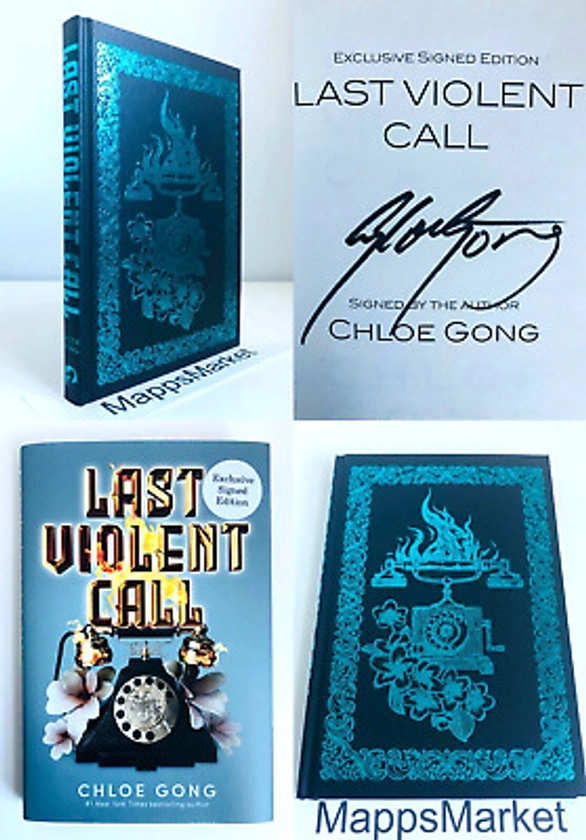 SIGNED Last Violent Call by Chloe Gong WATERSTONES EXCLUSIVE 1st/1st (2023, HC) | eBay