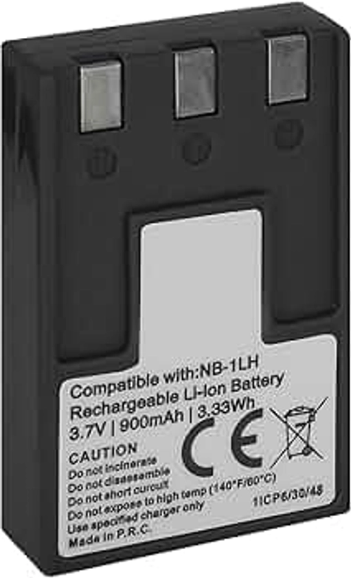 Batterie NB-1L pour Canon Ixus 200,200a, 300, 300a, 320, 330, 400, 430, 500, V, V2, V3