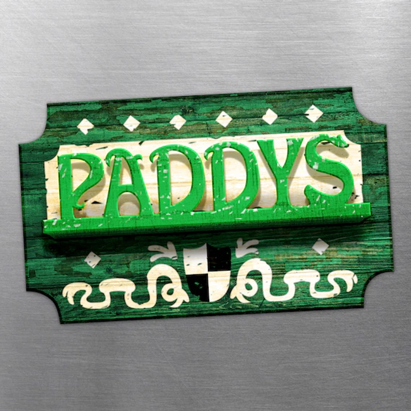 Paddy's Pub Sign -- MAGNET - 4"x2.5" -- 'It's Always Sunny in Philadelphia' -
