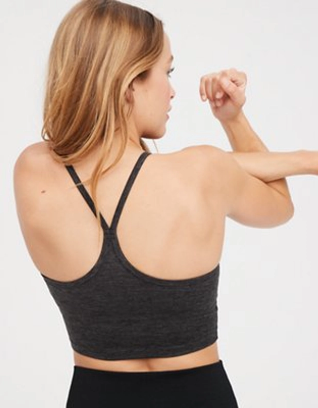 OFFLINE By Aerie The Hugger Longline Racerback Sports Bra