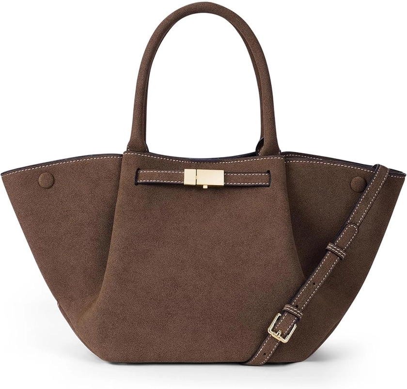 RuiDay Sac à Main Femme, Sacs à Main en Cuir Souple, Sacs à Bandoulière Hobo, Sac Fourre-Tout Vintage Tendance, Sac de Travail Femme Fourre Tout, Sacs bandoulière