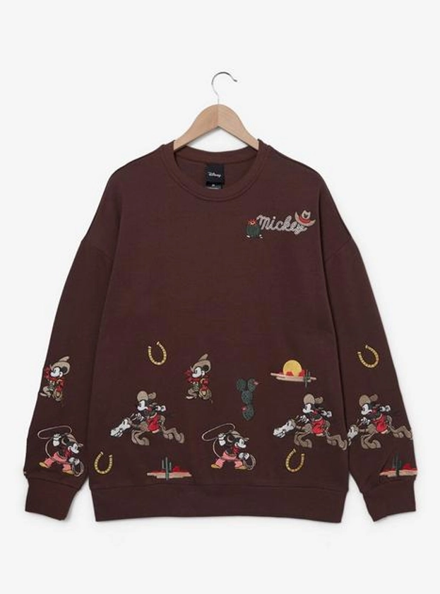 Disney Mickey Mouse Western Icons Crewneck - BoxLunch Exclusive | BoxLunch