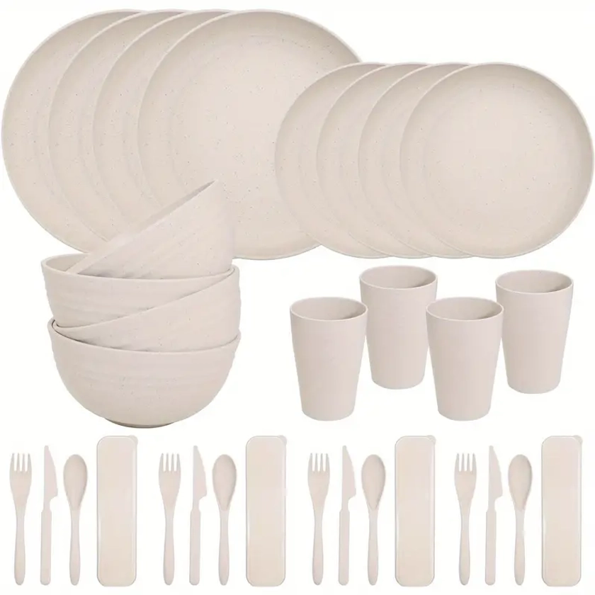 Dinnerware 4 Plates - Temu