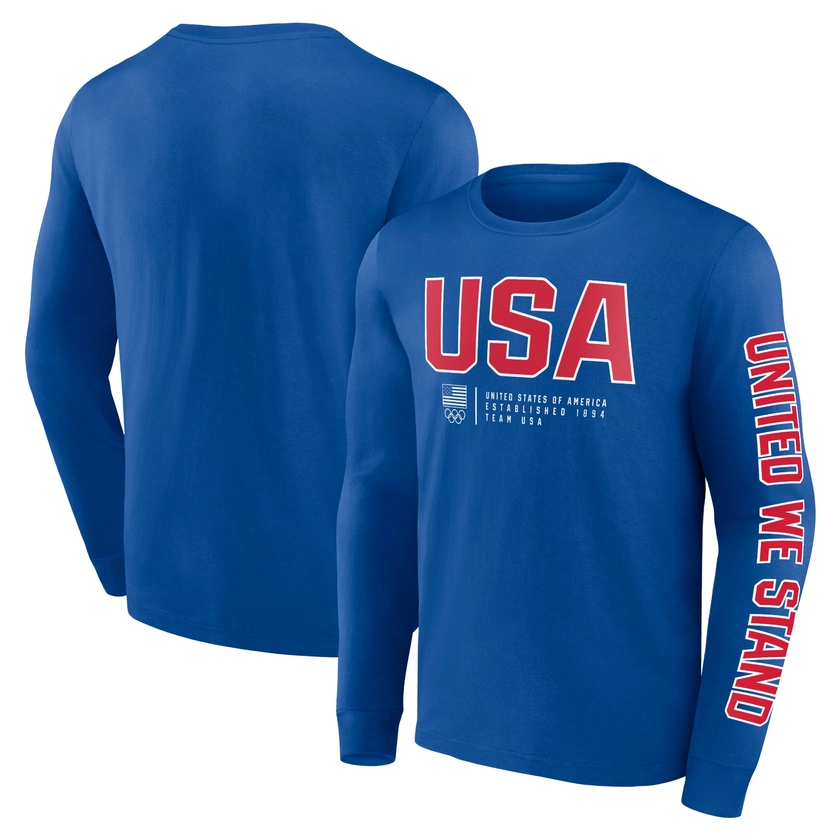 Team USA Fanatics Strive For Gold Long Sleeve T-Shirt - Royal