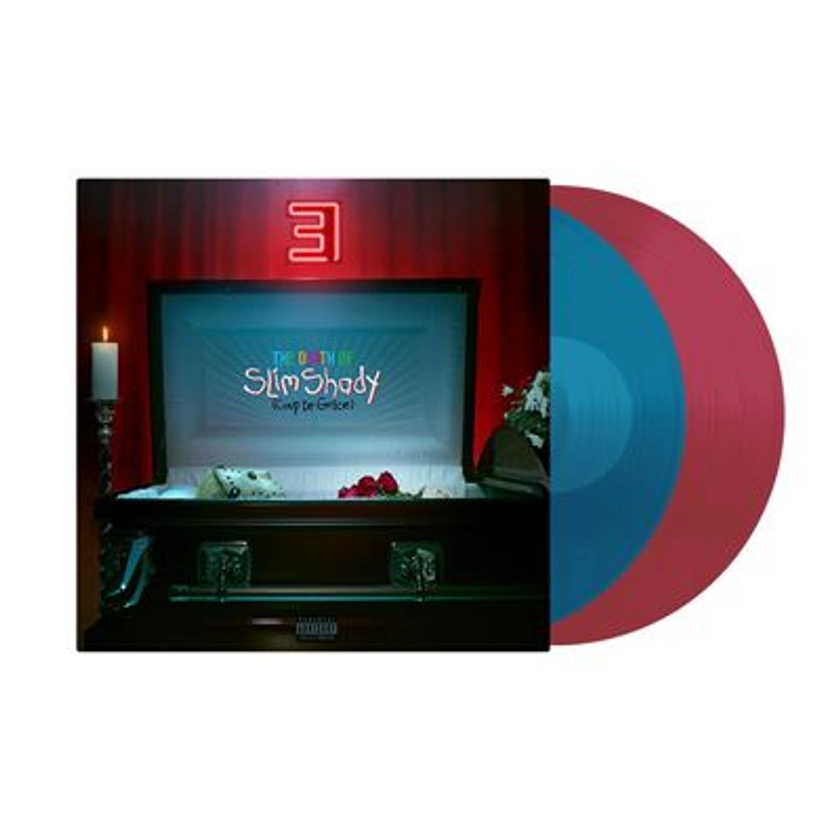 The Death Of Slim Shady (Coup de Grâce) Édition Limitée Exclusivité Fnac Vinyle Bleu et Rouge Translucide